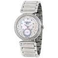 Stuhrling Original Women's 504B.12117 Soiree Elite Diamond White Mother-Of-Pearl Dial Watch