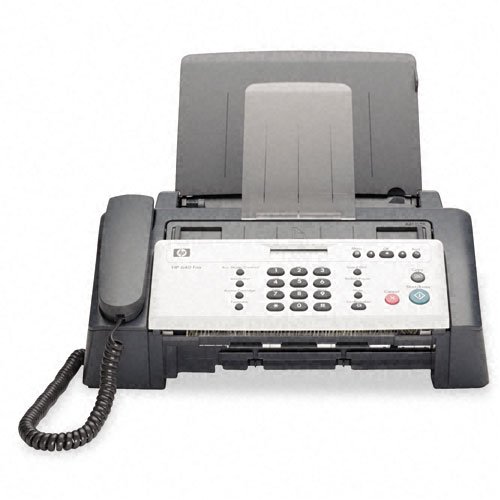 HP Products - HP - Fax 640 w/Copying - Sold As 1 Each - Multifunction faxing and copying. - 14.4 Kbps fax modem sends a page in 6 seconds. - Delivers 4 B/W copies/min. - 600 x 300 dpi copy resolution. - รูปที่ 1