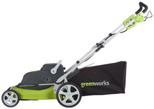Greenworks 25222 20-Inch 24-Volt Cordless Electric Lawn Mower with Removable Battery รูปที่ 3