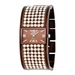 รูปย่อ Golden Classic Women's 2118_Brn "Crystal Diva" Brown Ornately Bejeweled Watch รูปที่1