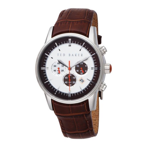 Ted Baker Men's TE1015 Sophistica-Ted Round Chronograph Leather Strap Watch รูปที่ 1