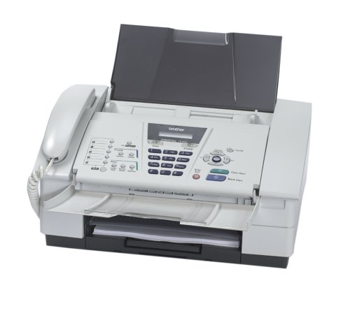 Brother IntelliFAX 1840C - Fax / copier - color - ink-jet - copying (up to): 17 ppm (mono) / 11 ppm (color) - 100 sheets - 14.4 Kbps - Hi-Speed USB รูปที่ 1