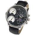 Kings and Queens KQ4003 Mens Large Wrist Watch Black Dial 55 mm Automatic Mechanical Watch Self Winding