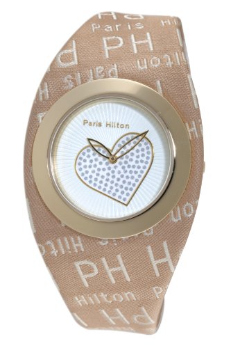 Paris Hilton Women's Brown Heart Cuff Watch รูปที่ 1