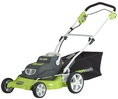 Greenworks 25222 20-Inch 24-Volt Cordless Electric Lawn Mower with Removable Battery