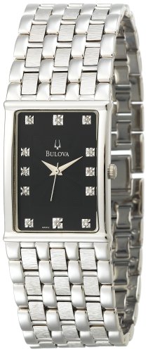 Bulova Men's 96D12 Diamond Accented Watch รูปที่ 1