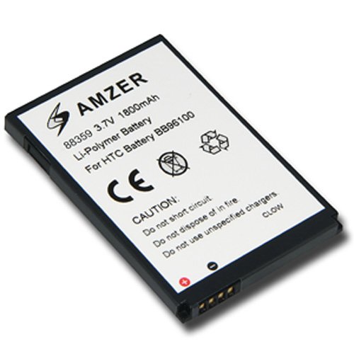 Amzer 1800 mAh Lithium Ion Standard Battery for HTC EVO 4G รูปที่ 1