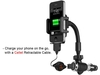 รูปย่อ Cellet 257256 Phones & PDA Holder/ USB Car Charger-Mount - Black รูปที่3