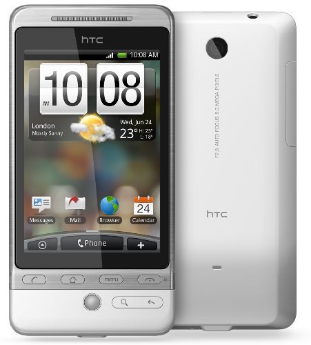 HTC A6262 Hero Unlocked Phone with 5MP Camera, WiFi, gps navigation, and Android OS--International Version with Warranty (White) รูปที่ 1