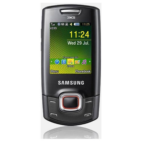 Samsung C5130 Quad-Band Unlocked Phone with 1.3 MP Camera, MP3/Video Player, Bluetooth and MicroSD Slot--International Version with Warranty (Black) รูปที่ 1