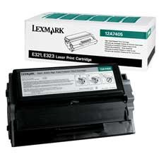 Lexmark International LEX12A7405 Print Cartridge- High Yield F- E321-E323- 6000 Page Yield- BK รูปที่ 1