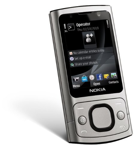 Nokia  6700 Slide Unlocked Phone--US Version with Full Warranty (Silver) รูปที่ 4