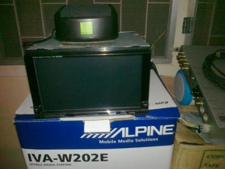 Alpine 202E(M-tech) + Alpine H701 (M-tech) พร้อมลำโพง Canter ตู้ลำโพงซับหน้า ขนาด 10