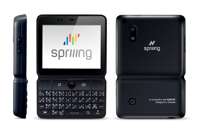 Spriiing Android smart phone สภาพใหม่ แกะกล่อง 4,490 บาท ( สีดำ) รูปที่ 1