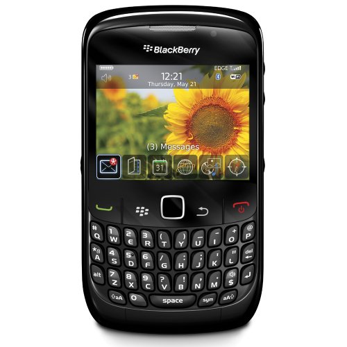 BlackBerry 8520 Unlocked Phone with 2 MP Camera, Bluetooth, Wi-Fi--International Version with No Warranty (Black) รูปที่ 1