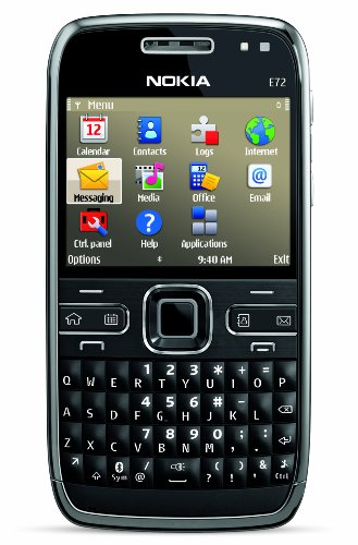 Nokia E72 Unlocked Phone Featuring GPS with Voice Navigation -- U.S. Version with Full Warranty (Zodium Black) รูปที่ 1