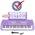 Children 49 Keys Electronic Piano Music Keyboard Purple KB49PL