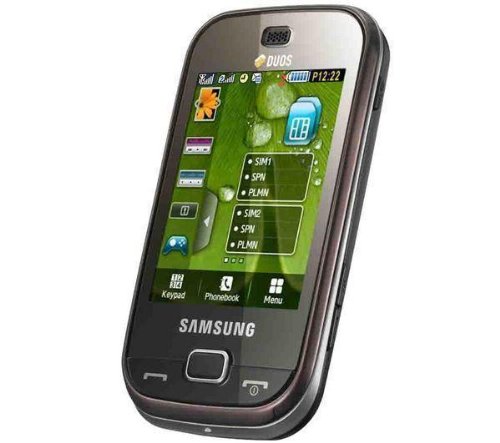 Samsung B5722 Dual Sim Unlocked Smartphone with 3 MP Camera, Touch Screen, Bluetooth -- International Version with No U.S. Warranty (Dark Brown) รูปที่ 1