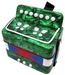 รูปย่อ DeRosa Childrens Green 7 Key Toy Accordion Squeeze Box รูปที่4