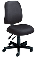 OFM Stain-Resistant Task Seating - Black 