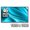 46IN LCD 1920X1080 4000:1 P461-AVT Dvi-d Black 8MS