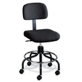 BEVCO Continuous-Use Stools - Gray fabric 