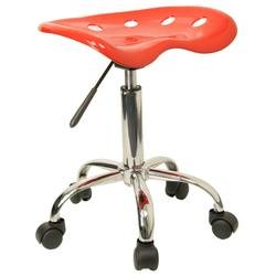 Lab Stool - Stool in Red - LF-214A-RED-GG  รูปที่ 1