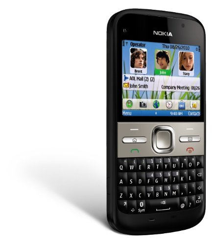 Nokia E5-00 Unlocked GSM Phone with Easy E-mail Setup, IM, QWERTY, 5 M...