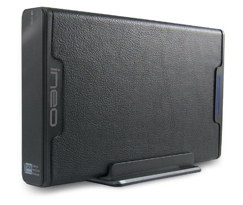 ineo I-NA204Ue, 2.5-Inch Hard Drive Enclosure eSATA/USB Combo Fast Installation (Black) รูปที่ 1