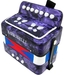 รูปย่อ DeRosa Childrens Purple 7 Key Toy Accordion Squeeze Box รูปที่5