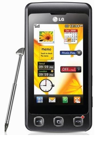 LG KP500 Cookie Unlocked Phone with 3.2 MP Camera and Digital Media Player--International Version with Warranty (Black) รูปที่ 1