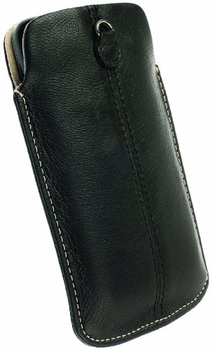 Krusell Leather Pouch LUNA Extra Large (Black)