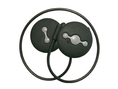 Miccus BluBridge headphones Water resistant, Bluetooth Stereo headphones for Wireless Music and Calling (Black)