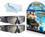 รูปย่อ 2 Pack Samsung SSG-2100AB Battery 3D Glasses & Bonus Monsters vs. Aliens 3D Movie & Micro Fiber Cleaning Cloth รูปที่1