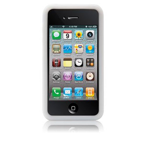 Case-Mate Egg Impact-Resistant Silicone Case with Screen Protection Kit for iPhone 4 (Translucent White) (Fits AT&T and Verizon iPhone 4) รูปที่ 3