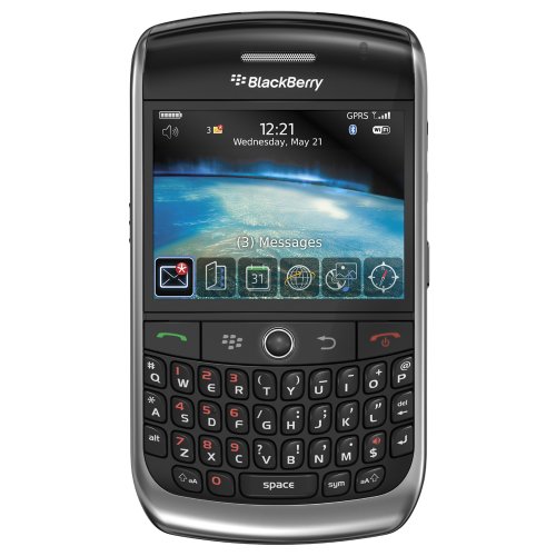 BlackBerry Curve 8900 Javelin Unlocked Phone with 3.2 MP Camera, GPS Navigation, Stereo Bluetooth, and MicroSD Slot--International Version with No Warranty (Black) รูปที่ 1