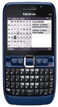 Nokia E63-2 Unlocked Phone with 2 MP Camera, 3G, Wi-Fi, Media Player, and MicroSD Slot--U.S. Version with Warranty (Ultramarine Blue)