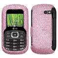 LG Octane (VN530) Crystal Bling Protector Case - Pink Diamond