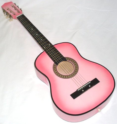 32 Inch Pink Classical Guitar for kids ages 5 and up - Classical Nylon Strings รูปที่ 1