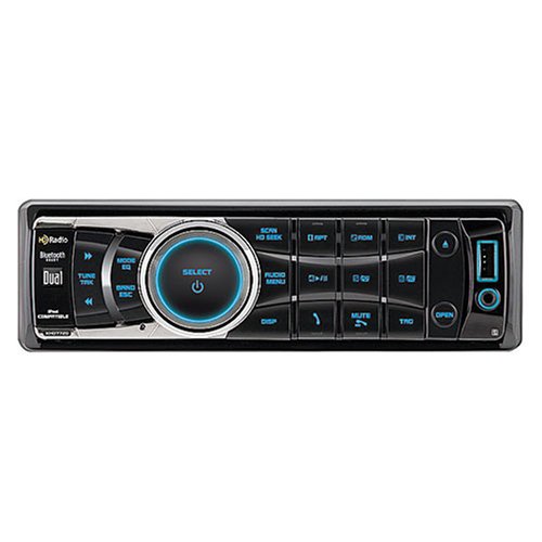 Dual XHD7720 4X50 Watt AM/FM/CD Radio with Motorized Built-in HD and Bluetooth - Ready รูปที่ 3