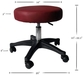 รูปย่อ Burgundy Adjustable Rolling Stool for Massage Tables, Examination Tables, Office and Home Use  รูปที่2