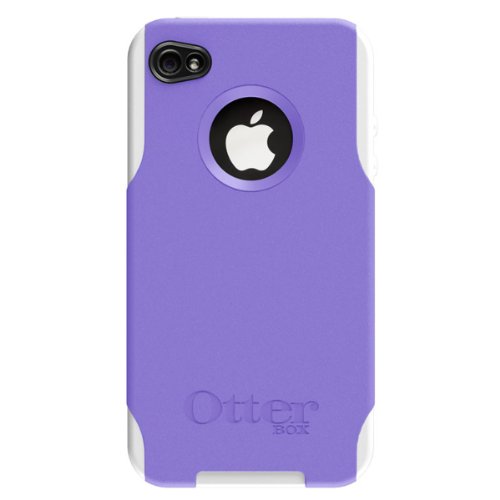 OtterBox Commuter Series Hybrid Case for AT&T and Verizon iPhone 4 (Purple/White) รูปที่ 1