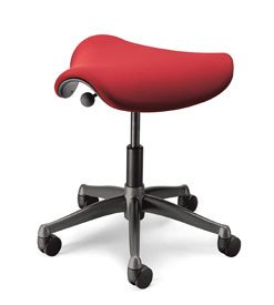 Freedom Saddle Seat - Black Vellum on Graphite  รูปที่ 1