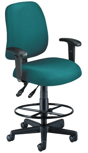 OFM Stain-Resistant Task Seating - Teal  รูปที่ 1