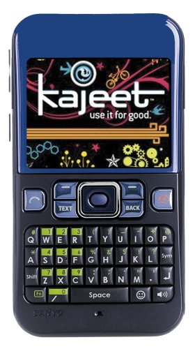 Sanyo 2700 Prepaid Phone for Kids with 1 Year of GPS, Blue (Kajeet) รูปที่ 1
