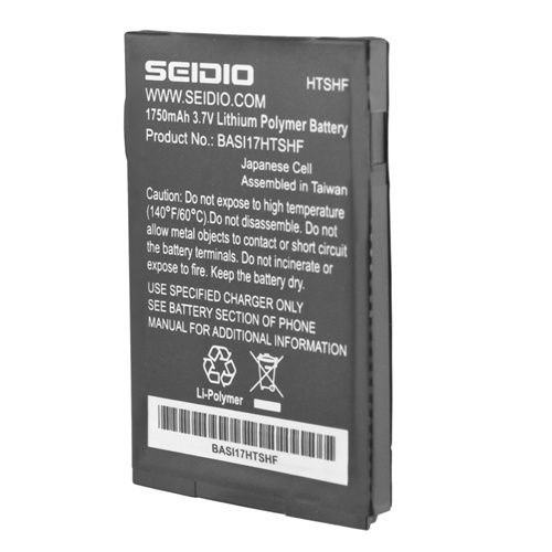 Seidio Innocell 1750mAh Slim Extended Life Battery for HTC EVO Shift and HTC G2 - Retail Packaging - Black รูปที่ 1