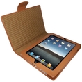 Piel Frama Premium Leather Case with SNAP Closure for the Apple iPad (1st Generation) (Tan)
