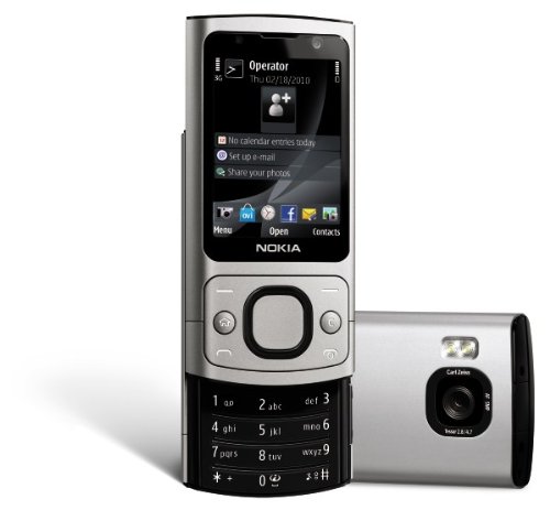 Nokia  6700 Slide Unlocked Phone--US Version with Full Warranty (Silver) รูปที่ 5