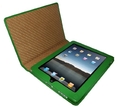 Piel Frama Premium Leather Case with MAGNETIC Closure for the Apple iPad (1st Generation) (Green)