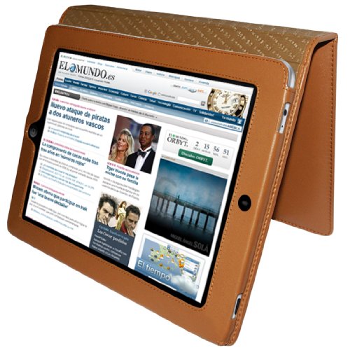 Piel Frama Premium Leather Case with SNAP Closure for the Apple iPad (1st Generation) (Tan) รูปที่ 3